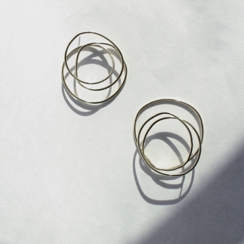 "Swirl" earrings - Silver