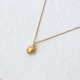 "Blob" necklace, gold