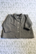 Baby jacket, grey wool