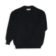 Heavy sweater in merino wool, graphite