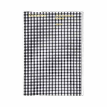 Hightide 2023 Gingham Monthly Diary B6
