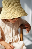 The kid summer hat, natural