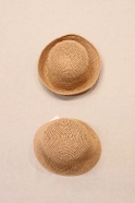 The adult summer hat, sunburned