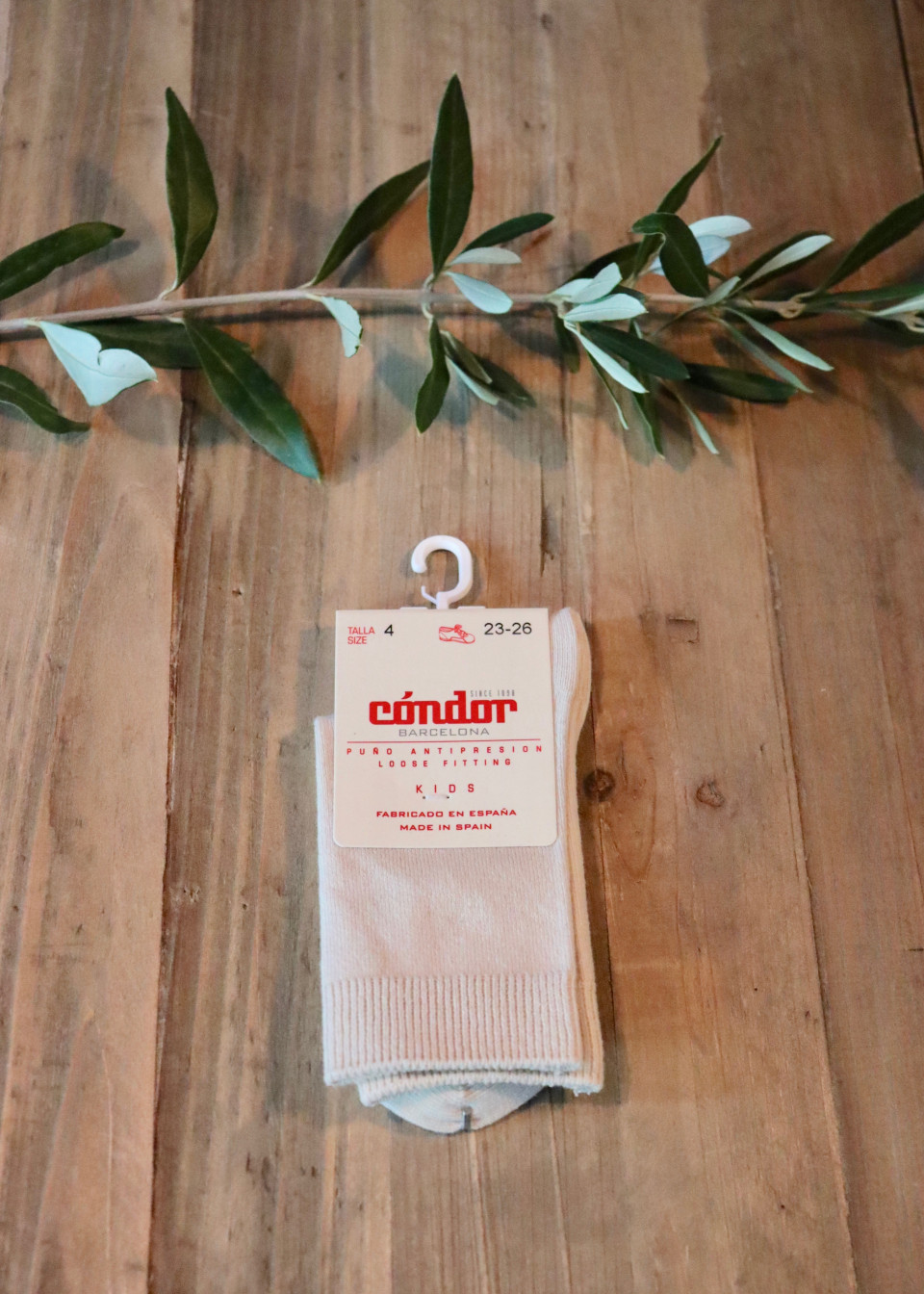 Chaussettes basses en coton beige - CONDOR Chaussettes basses en coton beige - CONDOR
