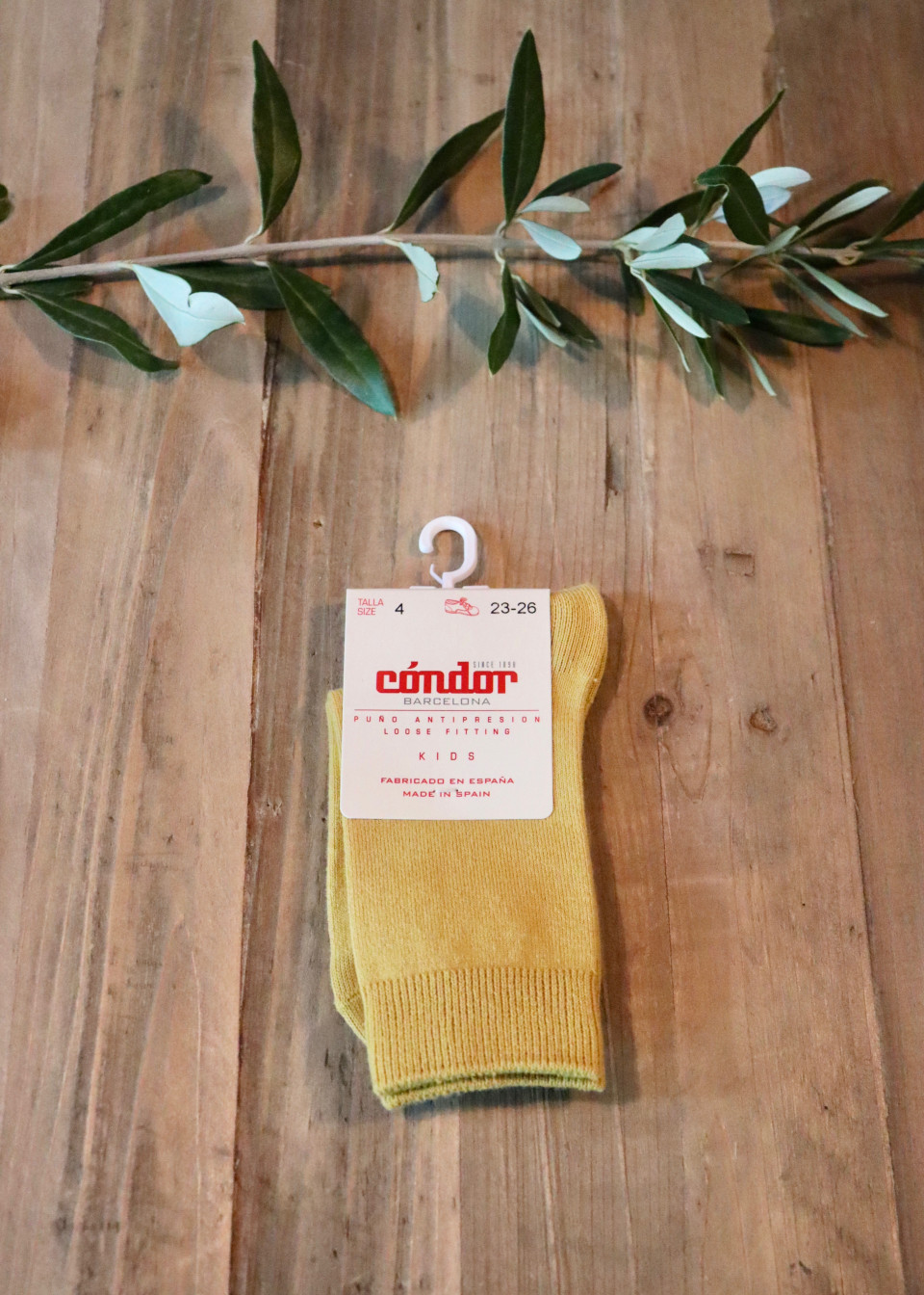 Chaussettes basses en coton moutarde - CONDOR Chaussettes basses en coton moutarde - CONDOR