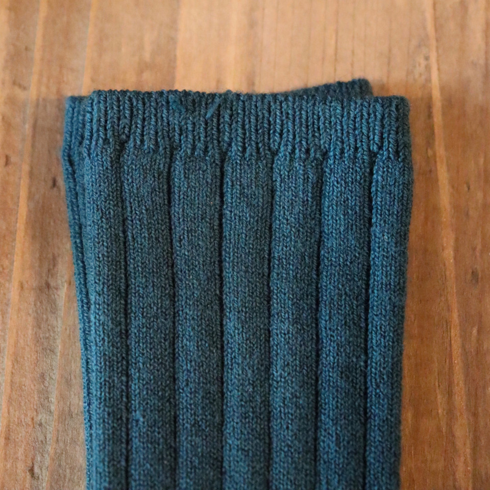 Chaussettes hautes en coton pétrole - CONDOR Chaussettes hautes en coton pétrole - CONDOR