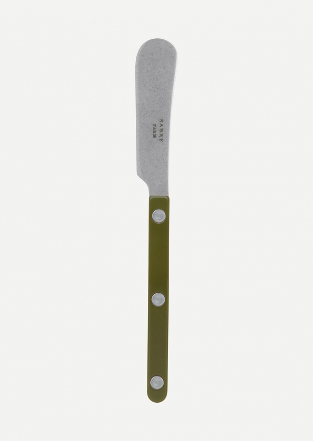 Couteau à tartiner Bistrot vert fougère