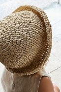 The kid summer hat, natural