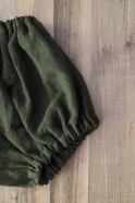 Bloomer, green linen