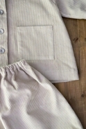 Saroual trousers, off white corduroy