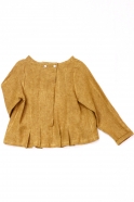 Blouse 10, lin moutarde