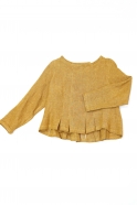 Blouse 10, lin moutarde