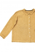 Shirt 05, mustard linen