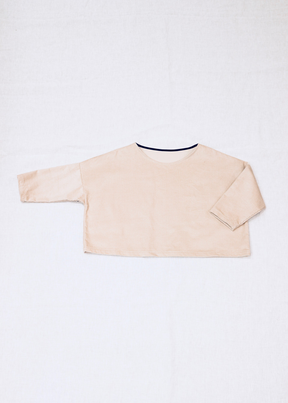 Pull 03, velours blanc cassé Pull 03, velours blanc cassé