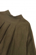 Shirt 08, green linen