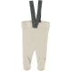 Billie braces trousers with feet, cream