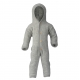 Hooded overall, grey