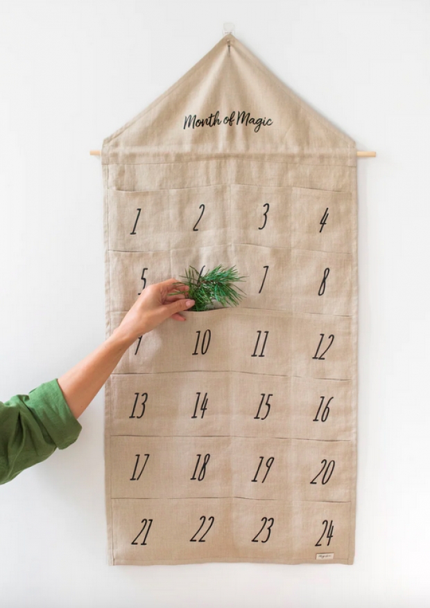 Linen Advent calendar