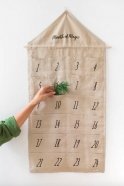Linen Advent calendar