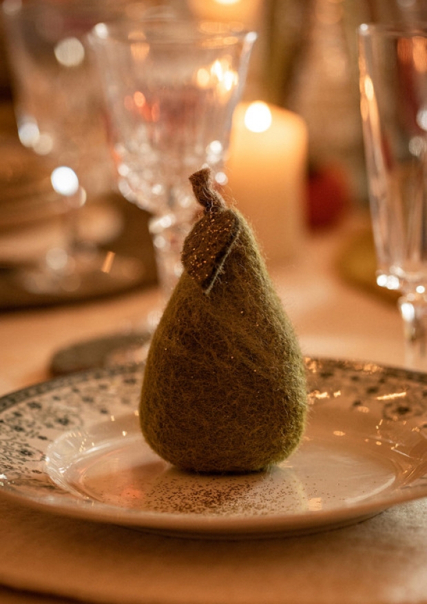 Felted pear