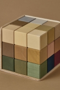 Cubes in cube, natural tones