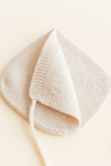 Merino Wool Dolly bonnet - cream