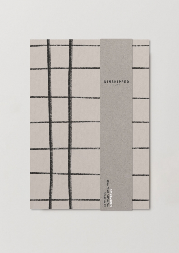 Grid ruled notebook