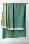 Green Merino Wool Blanket