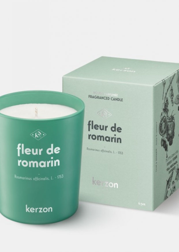 Scented Candle - Rosemary flower