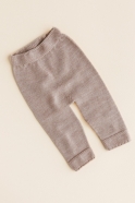 Pantalon en laine mérinos - Sand