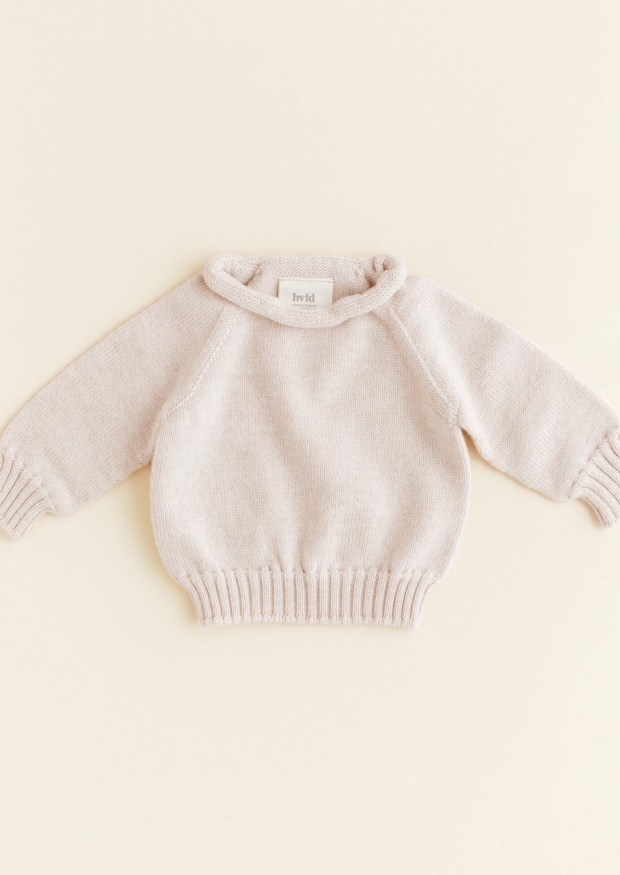 Merino Wool Sweater - Cream