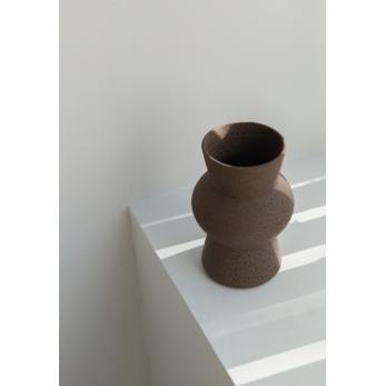 Brown “Melas” vase
