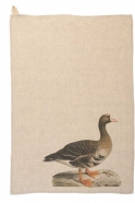 Kitchen towel in goose printed linen