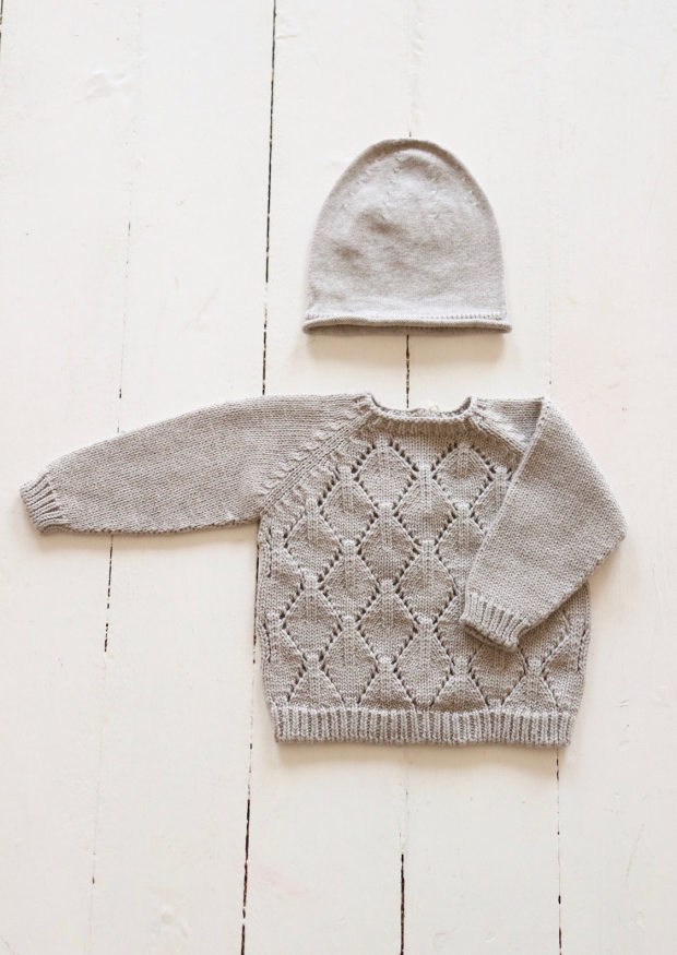 Arian knit sweater, stone