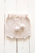 Evan knit bloomer, cream