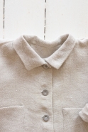 Baby jacket, natural heavy linen