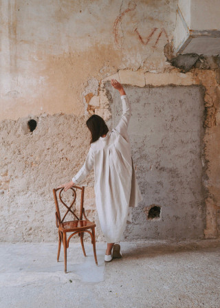 Robe 10, lin beige
