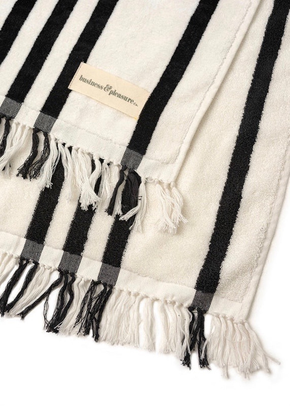Striped beach towel - BUSINESS & PLEASURE