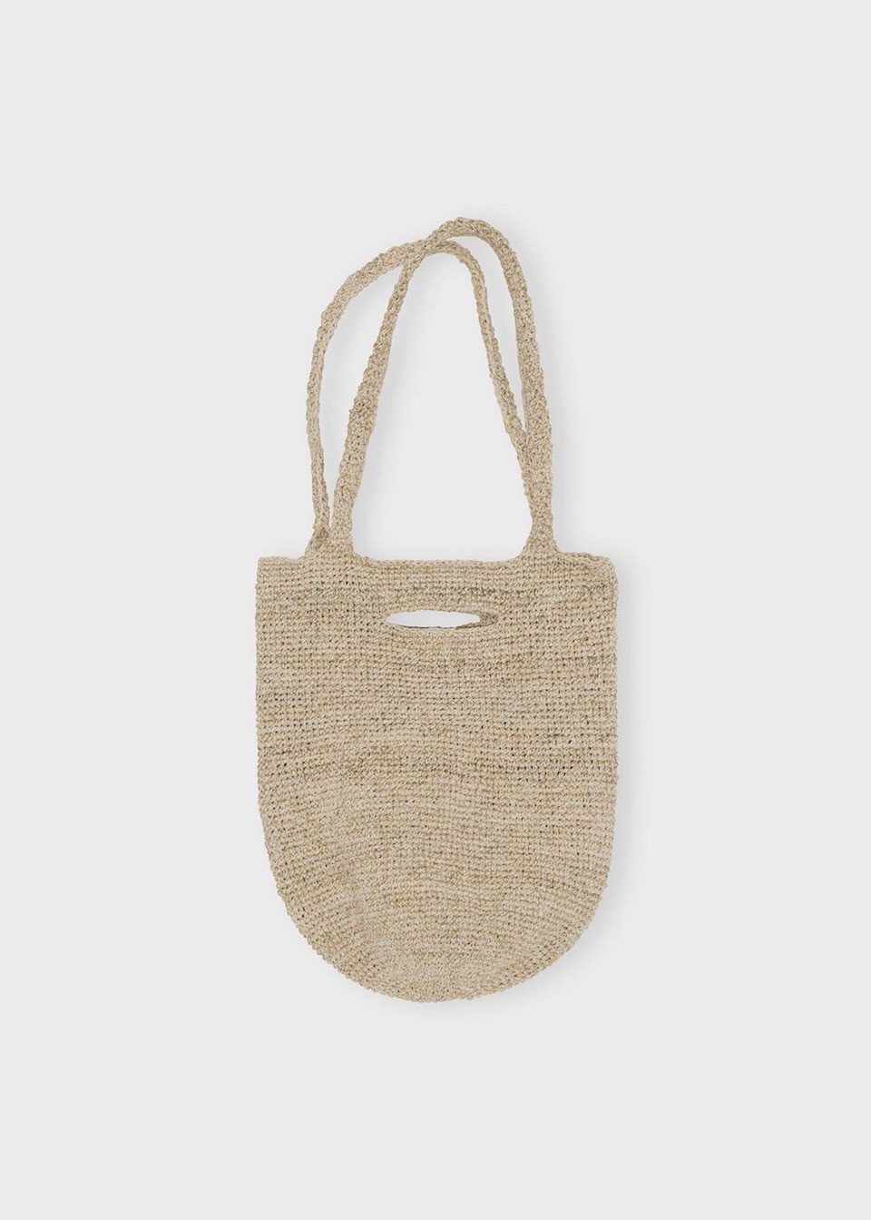 Sac Bandoulière Boho Femme En Maille Crochetée - Grand Sac Plage Beige Avec Nœud Rouge - Style Décontracté Et Esthétique