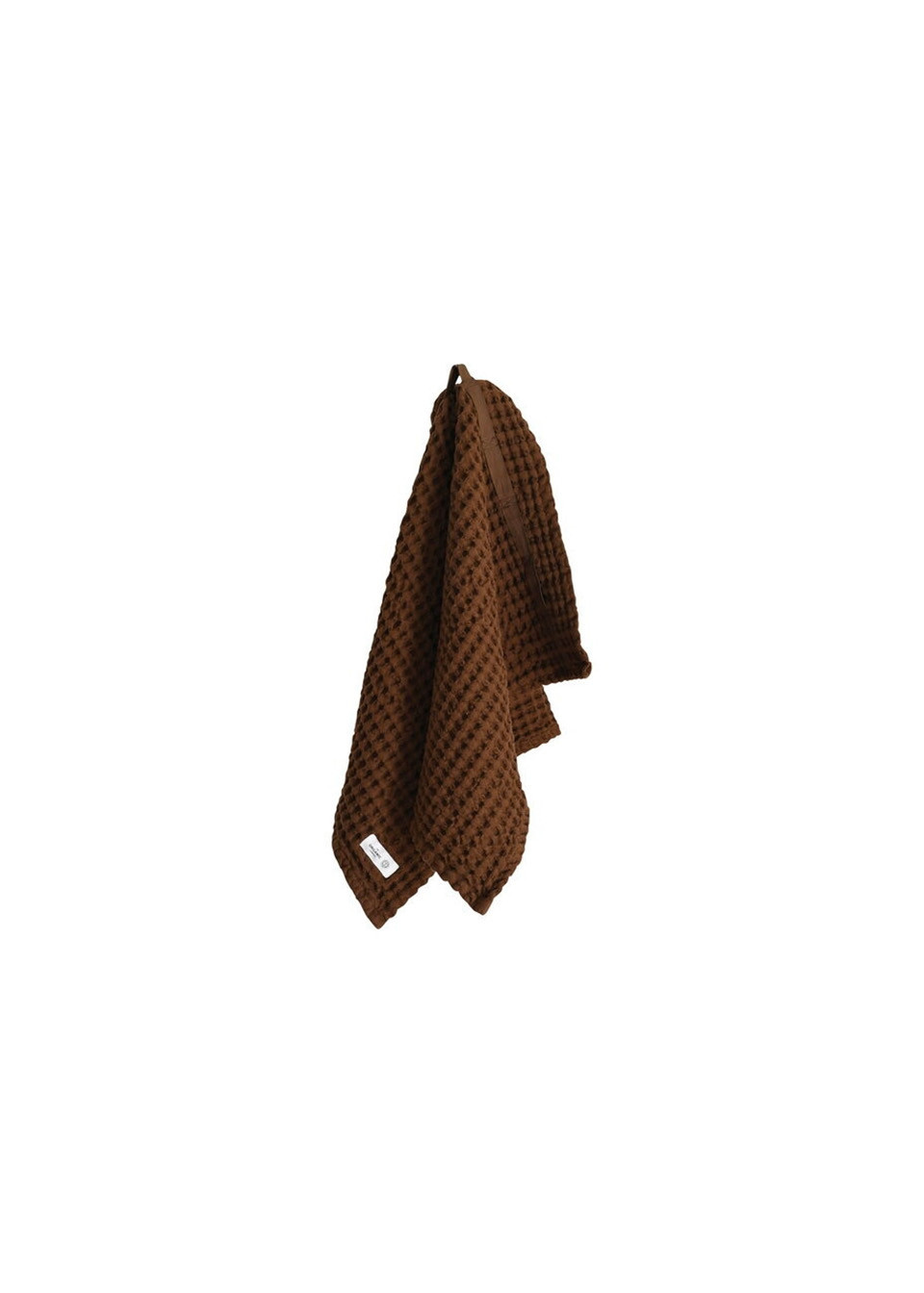 Set of 3 wash cloths in Clay big waffle cotton - THE ORGANIC COMPANY