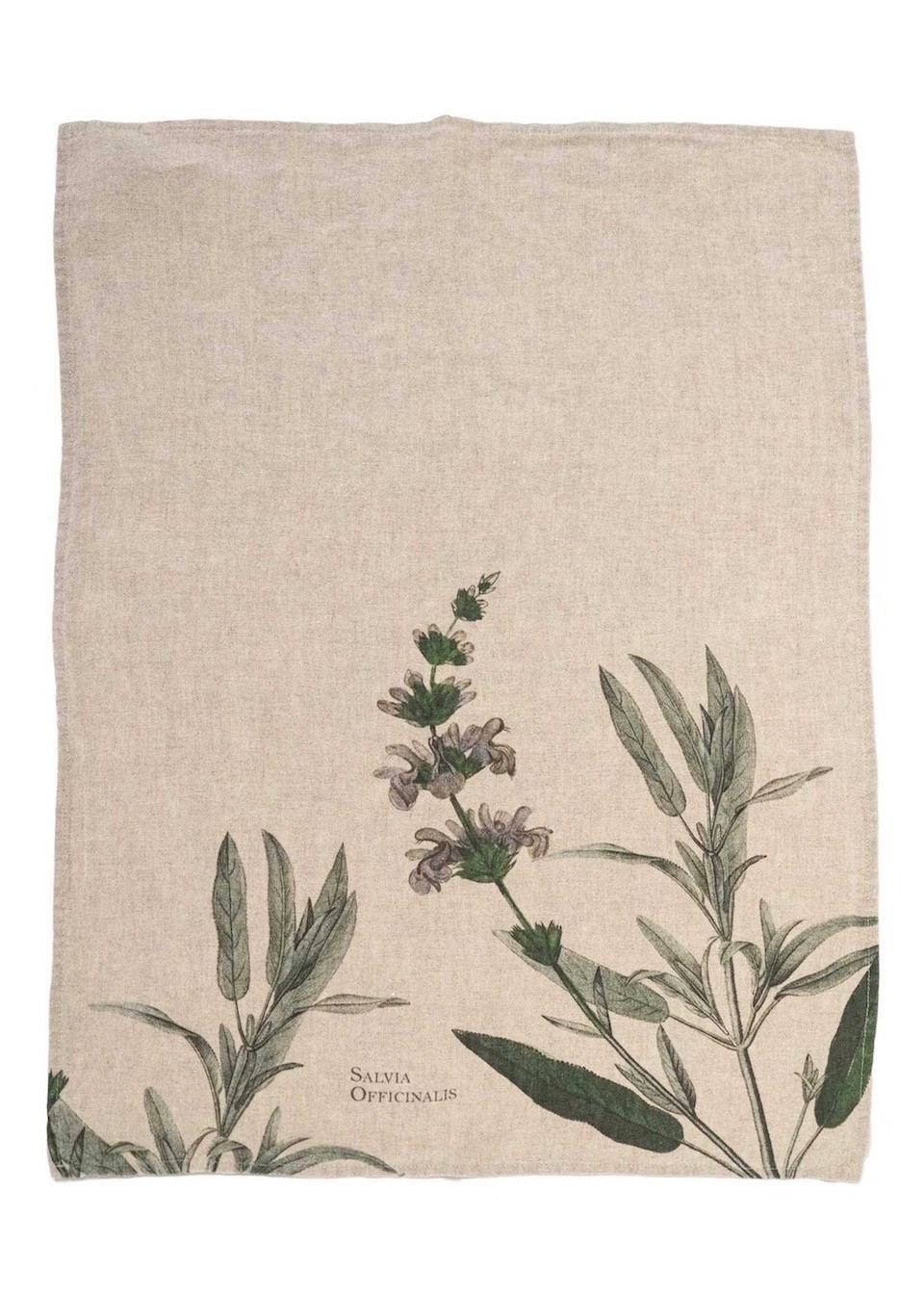 Linen kitchen towel Sage - LINOROOM