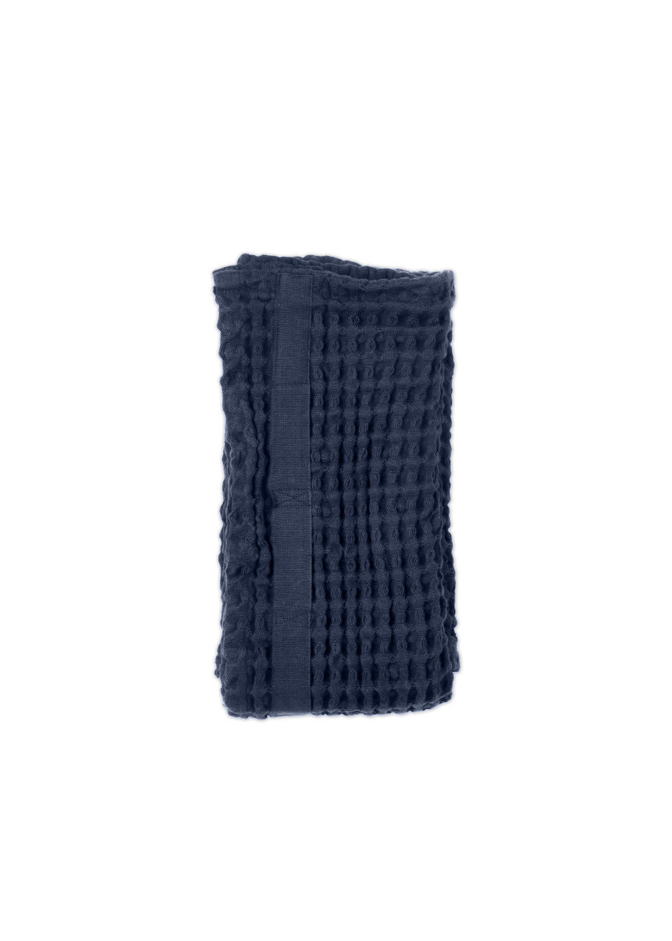 Navy blue Big Waffle Towel - THE ORGANIC COMPANY