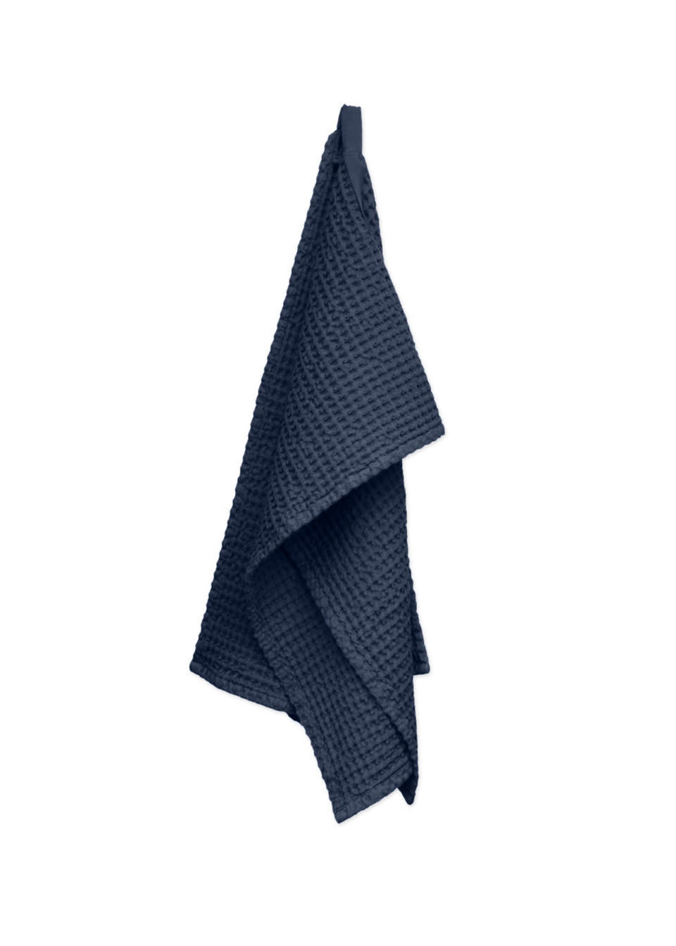 Navy blue Big Waffle Towel - THE ORGANIC COMPANY