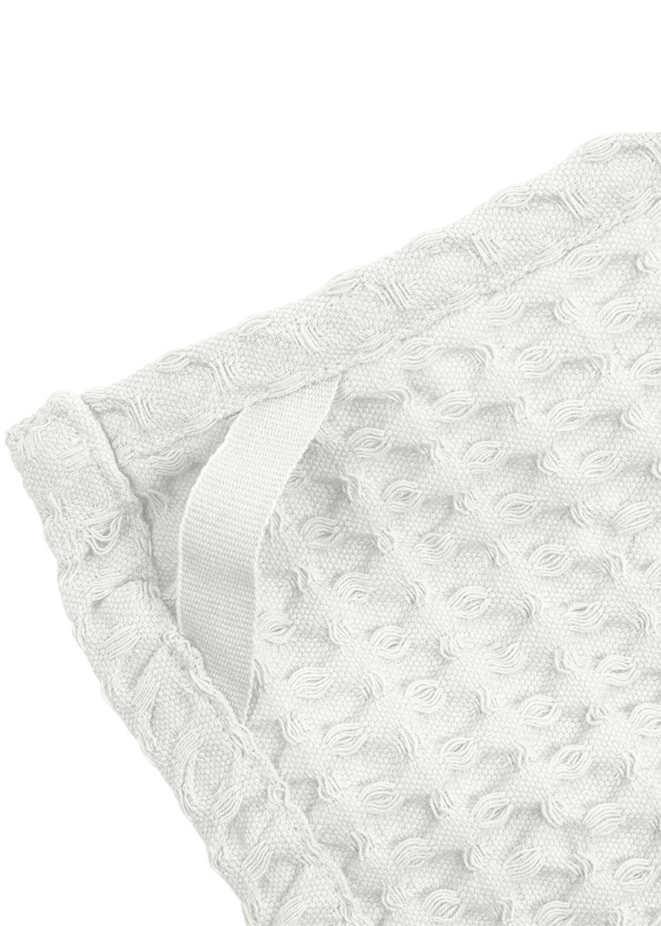 Big waffle kitchen & wash cloth in white cotton - THE ORGANIC COMPANY Big waffle kitchen & wash cloth in white cotton - THE ORGANIC COMPANY