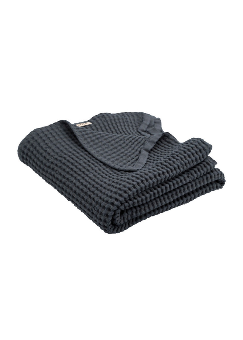 Waffle blanket, charcoal