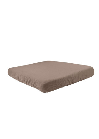 Housse de matelas à langer, cappuccino
