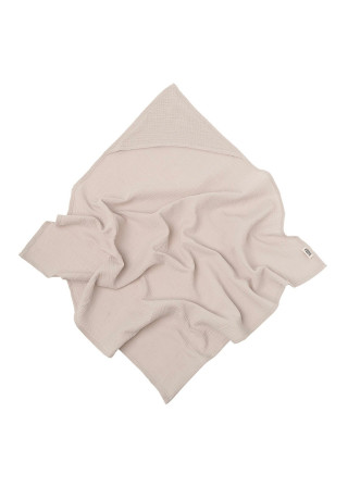 Swaddle with hoddie, beige
