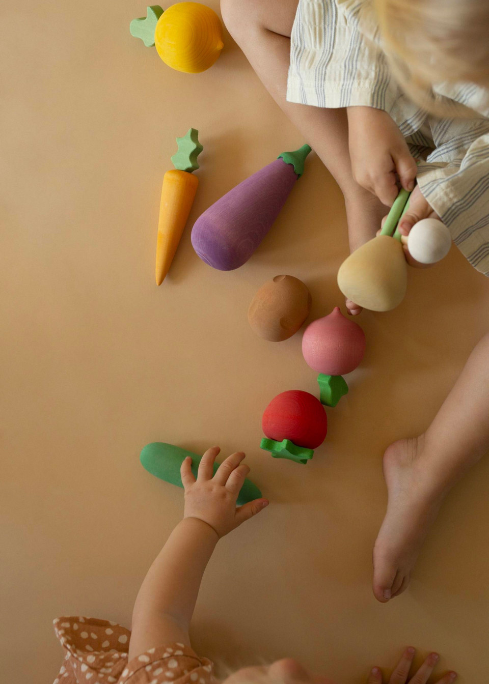 Wooden vegetables