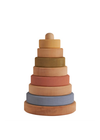 Stacking tower, pastels