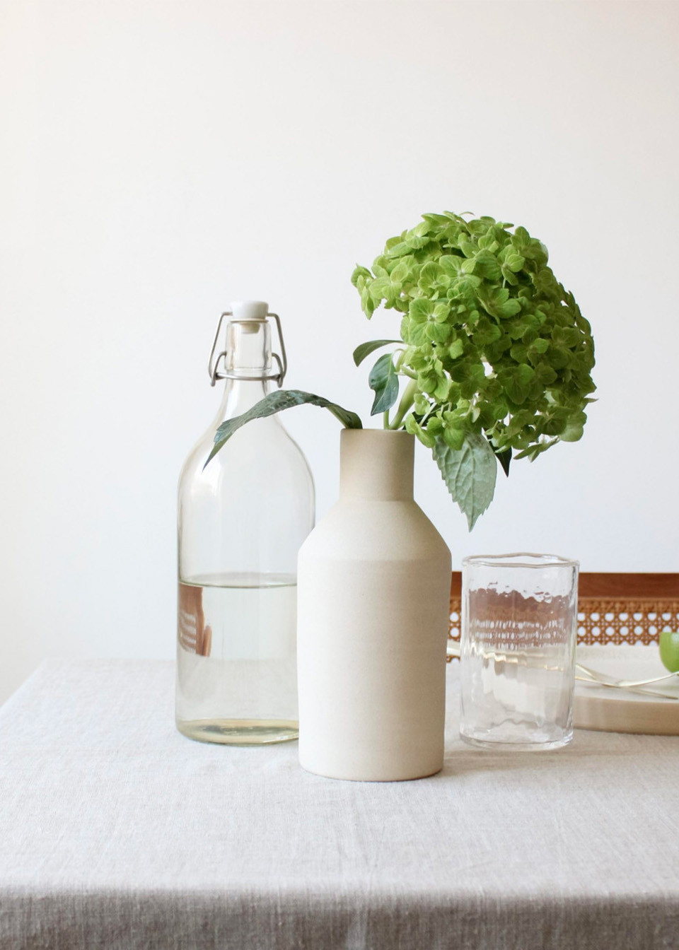 Vase en grès naturel